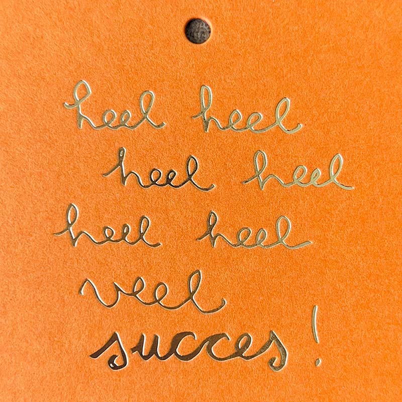 Heel heel heel heel heel heel veel succes