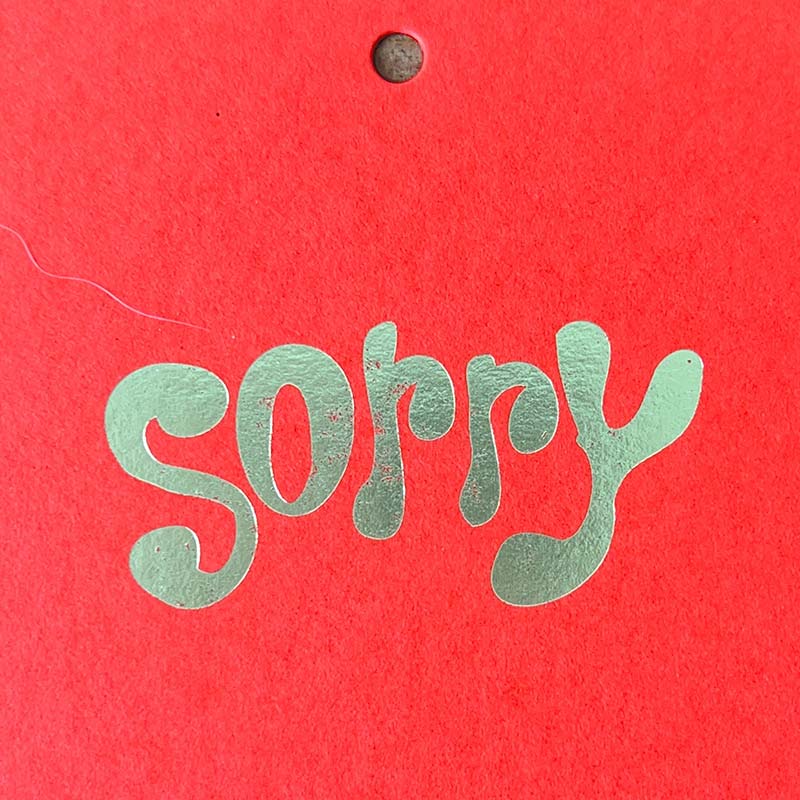 Sorry